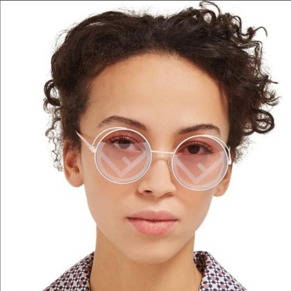 Fendi round sunglasses shades Runaway Fendirama - Picture 2 of 4